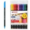 BOLSA CON 8+2 ROTULADORES EDDING 1200 EDING 1200-8+2S