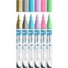 Paint-It marcador 6 pieza(s) Punta redonda Oro  Azul claro  Verde claro  Rosa claro  Prpura  Plata