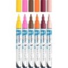 Paint-It marcador 6 pieza(s) Punta redonda Beige  Burdeos  Marrn  Naranja  Rosa  Amarillo