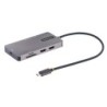 Adaptador Multipuertos USB C 2x HDMI 4K 60Hz  Hub USB-A 3.1 2Pt 5Gbps  PD 100W  GbE  SD/MicroSD  Cable de 30cm  Docking Station 