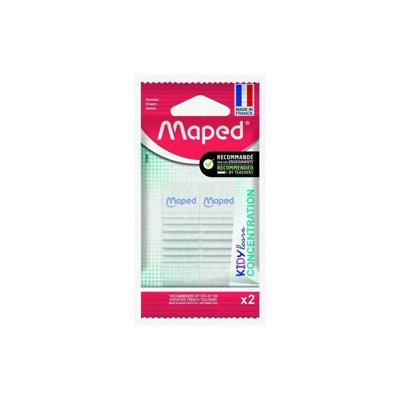 GOMA BORRAR MAPED KIDY LEARN B/2