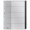 12190000 lengeta de ndice Separador alfabtico con pestaa Polipropileno (PP) Negro
