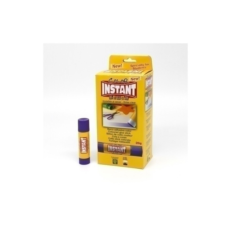 BARRA PEGAMENTO INSTANT EDUCA 20g - Pack de 24 unidades
