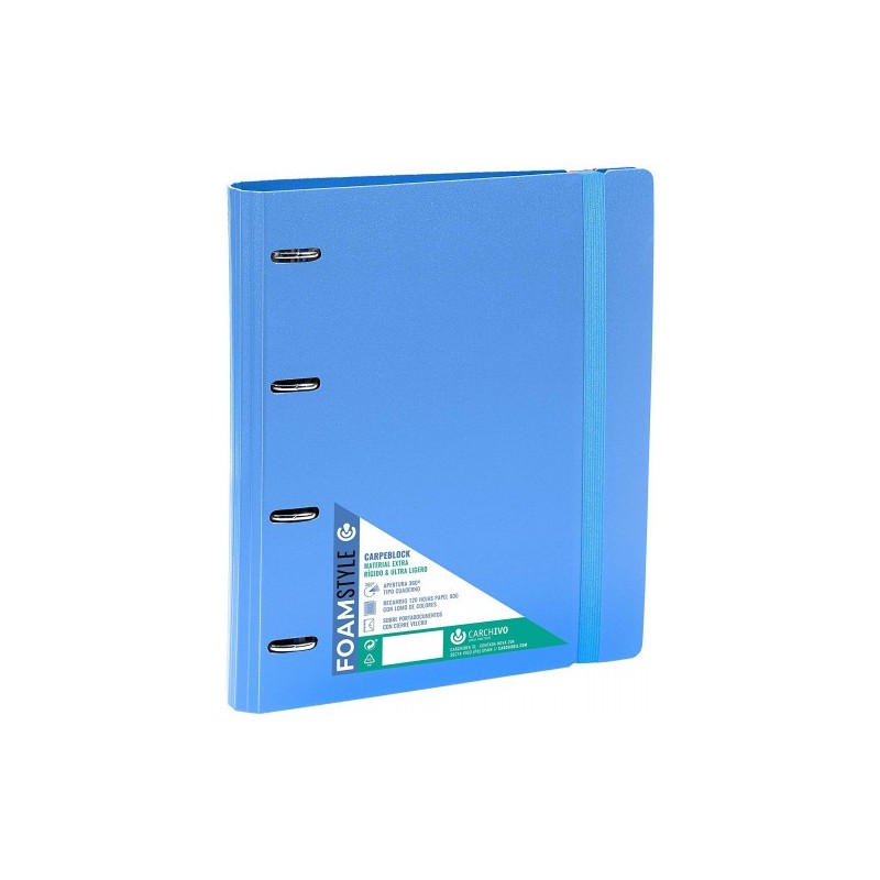 CARPEBLOCK POLIPROPILENO RIGIDO FOAM STLYE 4/35 120H AZUL CARCHIVO 12407409