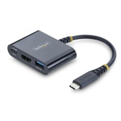 Dock Hub Multipuertos USB Tipo C a HDMI - Adaptador Multipuertos USB-C a HDMI - Carga de 140W - Hub Ladrn USB de 5Gbps - HDMI 4K