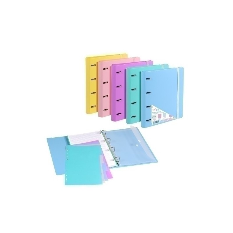 CARPEBLOC CARCH.SOFT PP A4 4AN.100 H MAL - Pack de 4 unidades