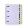CARPEBLOC CARCH.FOAM A4+ 4AN.100 H MAUVE - Pack de 2 unidades
