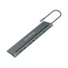 DONN17G base para porttil y replicador de puertos Almbrico USB 3.2 Gen 1 (3.1 Gen 1) Type-C Gris