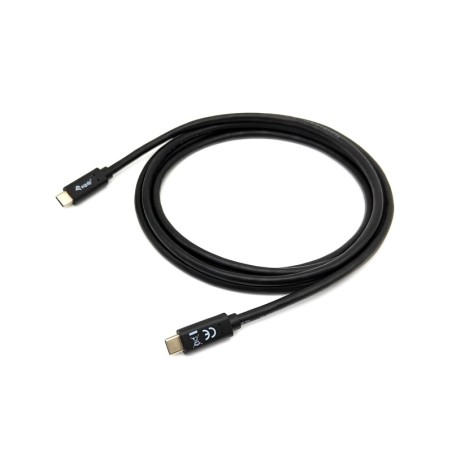 128346 Cable USB 3.2 Gen 1 C a C  M/M   1 0m  PD 60W  5Gbps  Negro