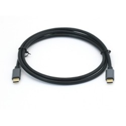 128354 Cable USB 3.2 Gen 2 C a C  M/M  1 0m  PD100W   4K/60Hz  10Gbps  Negro