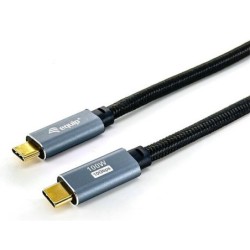 128359 Cable USB 3.2 Gen 2 C a C  M/M  3 0m  PD100W   4K/60Hz  10Gbps  Negro