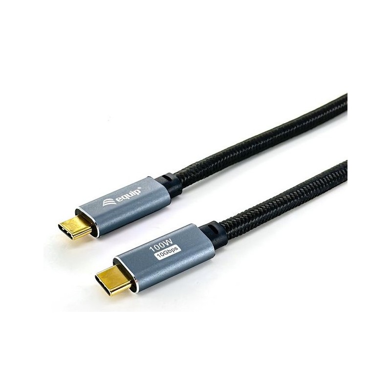 128359 Cable USB 3.2 Gen 2 C a C  M/M  3 0m  PD100W   4K/60Hz  10Gbps  Negro