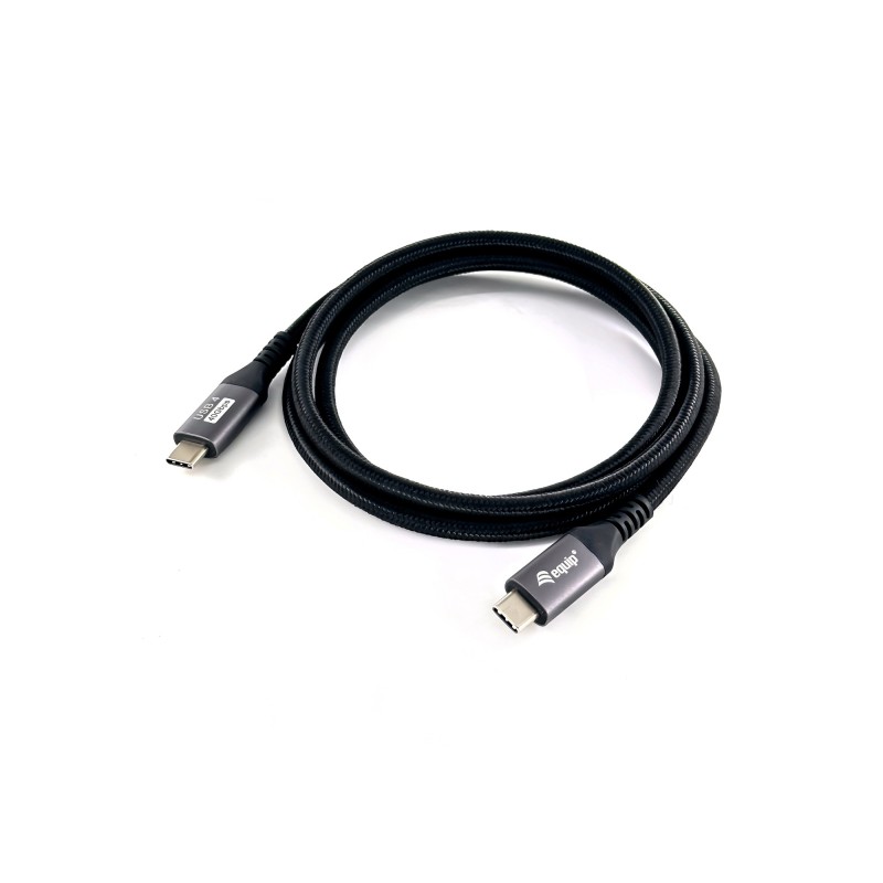 128381 Cable USB 4 Gen 3 C a C  M/M  1 2m  PD3.1 240W  8K/60Hz  40Gbps  Negro