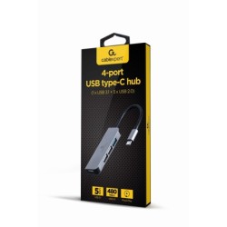 UHB-CM-U3P1U2P3-01 base para porttil y replicador de puertos Almbrico USB 3.2 Gen 1 (3.1 Gen 1) Type-C Plata