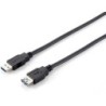 128398 Cable de extensin USB 3.0  A/M a A/F  2 0 m  5 Gbps  negro