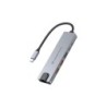 DONN29G base para porttil y replicador de puertos Almbrico USB 3.2 Gen 2 (3.1 Gen 2) Type-C Gris
