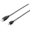 128521 Cable USB 2.0 A a Mini-B  M/M  1 8 m