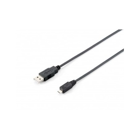 128523 Cable USB 2.0 Tipo A Macho a Micro-B Macho  1 8m