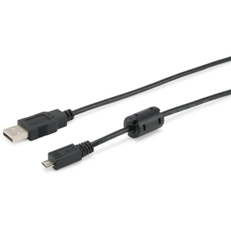 128551 Cable USB 2.0 Tipo A a Micro-B  1 8 m   Negro