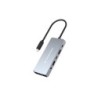 DONN22G base para porttil y replicador de puertos Almbrico USB 3.2 Gen 2 (3.1 Gen 2) Type-C Gris