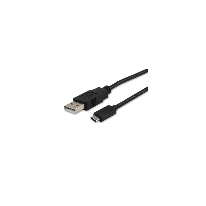 Cable USB 2.0 C a A  M/M  1 0m