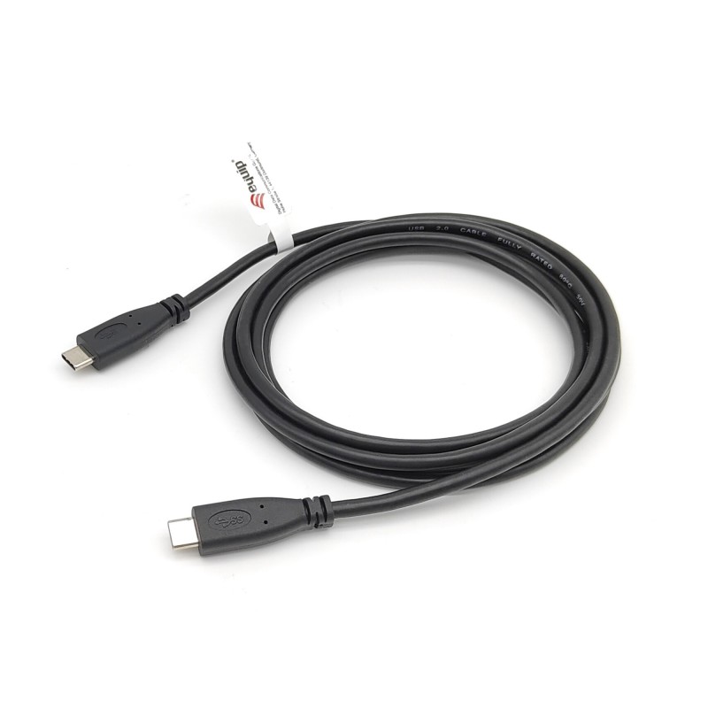 Cable USB 2.0 C a C  M/M  2 0 m  PD 60 W