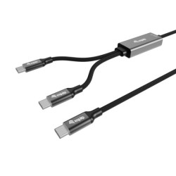 128895 cable USB USB 2.0 1 5 m USB C 2 x USB C 0 48 Gbit/s 140 W Negro
