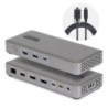 Docking Station USB4 - Sin Controladores - 4K 144Hz Doble para Mac y Windows - Docking Station Tipo C con DisplayPort - PD 100W 