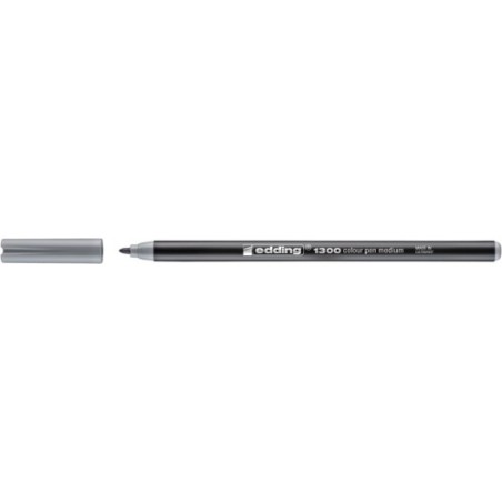 ROTUL.EDDING 1300 GRIS PLATA - Pack de 5 unidades