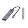 DONN23G base para porttil y replicador de puertos Almbrico USB 3.2 Gen 1 (3.1 Gen 1) Type-C Gris