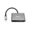 Adaptador multifuncin USB-C 5 en 1  HDMI  VGA (HD15)  PD 100W  USB3.0  AUX