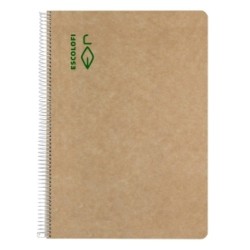BLOCK ESCOLOFI A4 100h 5x5 80g ECOLOGICO - Pack de 5 unidades