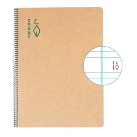 BLOCK ESCOLOFI GREEN A4 50h 3 5 80g C/M - Pack de 5 unidades