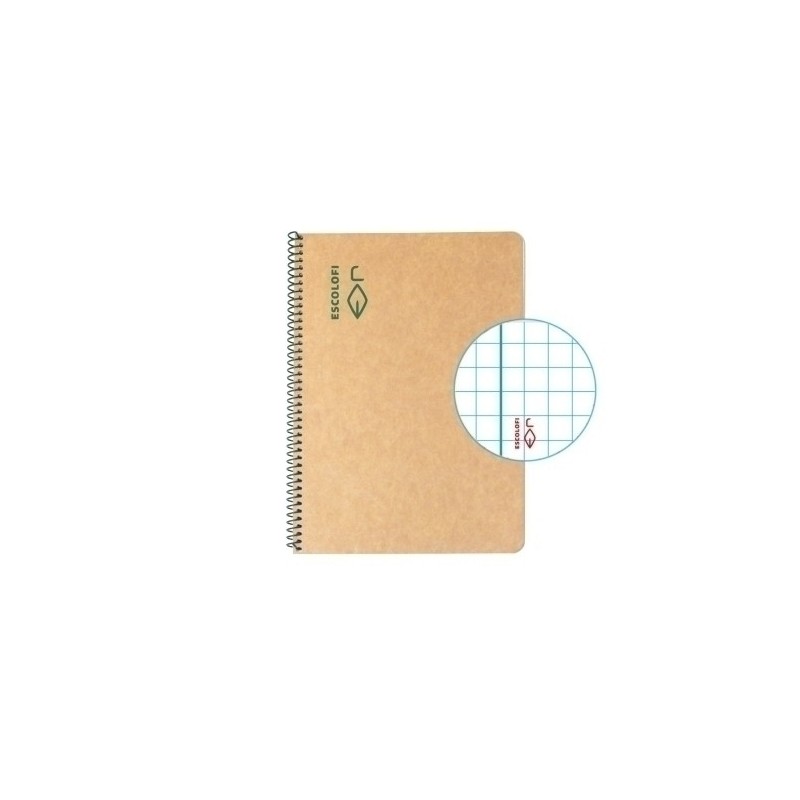 BLOCK ESCOLOFI GREEN A5 50h CD.4 80g C/M - Pack de 5 unidades
