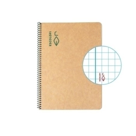 BLOCK ESCOLOFI GREEN A5 50h CD.4 80g C/M - Pack de 5 unidades