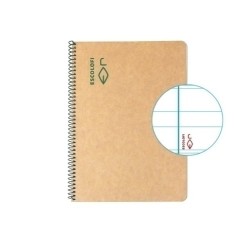BLOCK ESCOLOFI GREEN A5 50h MONT 80g C/M - Pack de 5 unidades