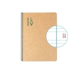 BLOCK ESCOLOFI GREEN A5 50h P.3 5 80g C/ - Pack de 5 unidades
