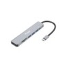 133494 Adaptador multifuncin USB-C 7 en 1  HDMI 4K/60Hz  USB 3.2 Gen1 x 3   TF/MICRO SD  100W USB PD