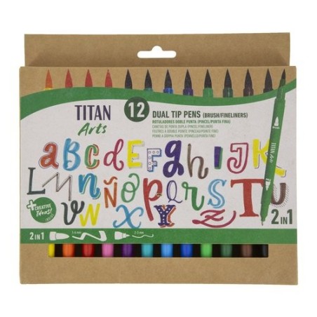 ROTUL.TITAN C.DOBLE PUNTA CAJA 12 - Pack de 6 unidades