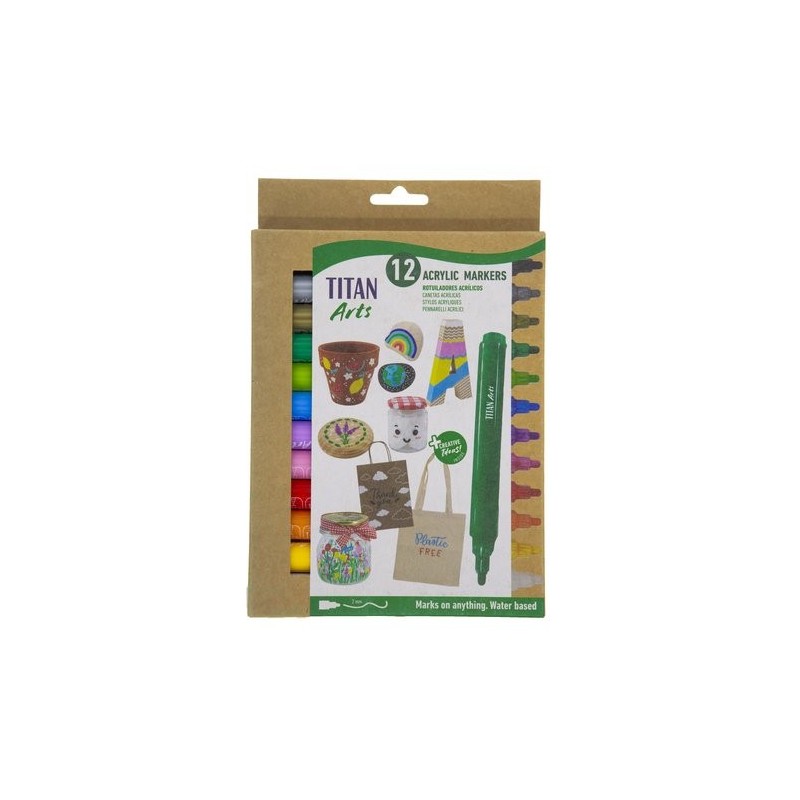 ROTUL.ACRILICO TITAN CAJA 12 - Pack de 6 unidades
