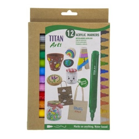 ROTUL.ACRILICO TITAN CAJA 12 - Pack de 6 unidades