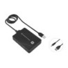 HUBBIES10B base para porttil y replicador de puertos USB 3.2 Gen 1 (3.1 Gen 1) Type-A Negro