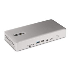 Docking Station Universal Thunderbolt 4 USB4 - 2x HDMI DisplayPort - 4 Pantallas en Windows - 2 Pantallas en Mac - Carga de Port