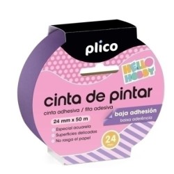 CINTA PINTOR PLICO BAJA ADHE. 24x50 - Pack de 10 unidades
