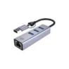 ABBY25G base para porttil y replicador de puertos Almbrico USB 3.2 Gen 1 (3.1 Gen 1) Type-A + Type-C Gris