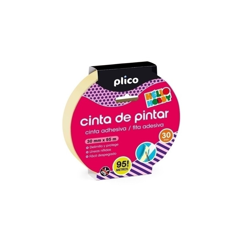 CINTA PINTOR PLICO 30mmx95m - Pack de 10 unidades