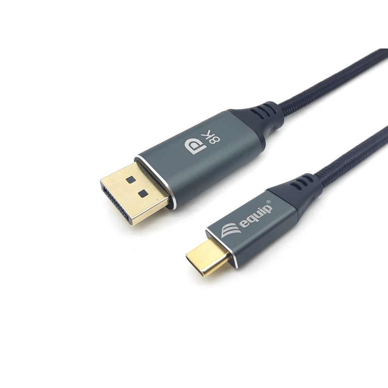 Cable USB-C a DisplayPort Premium  M/M  1 0m  8K/60Hz