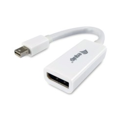 Adaptador de Mini DisplayPort a DisplayPort  color blanco