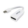 Adaptador de Mini DisplayPort a DisplayPort  color blanco