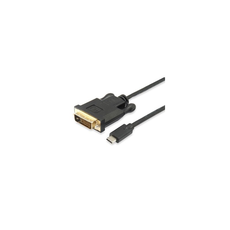 Cable USB-C a DVI-D Dual Link  M/M  1 8 m